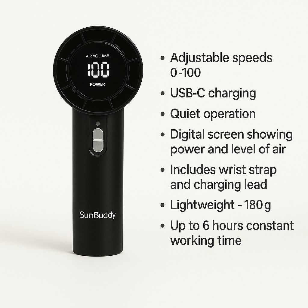 SunBuddy Portable LED Fan