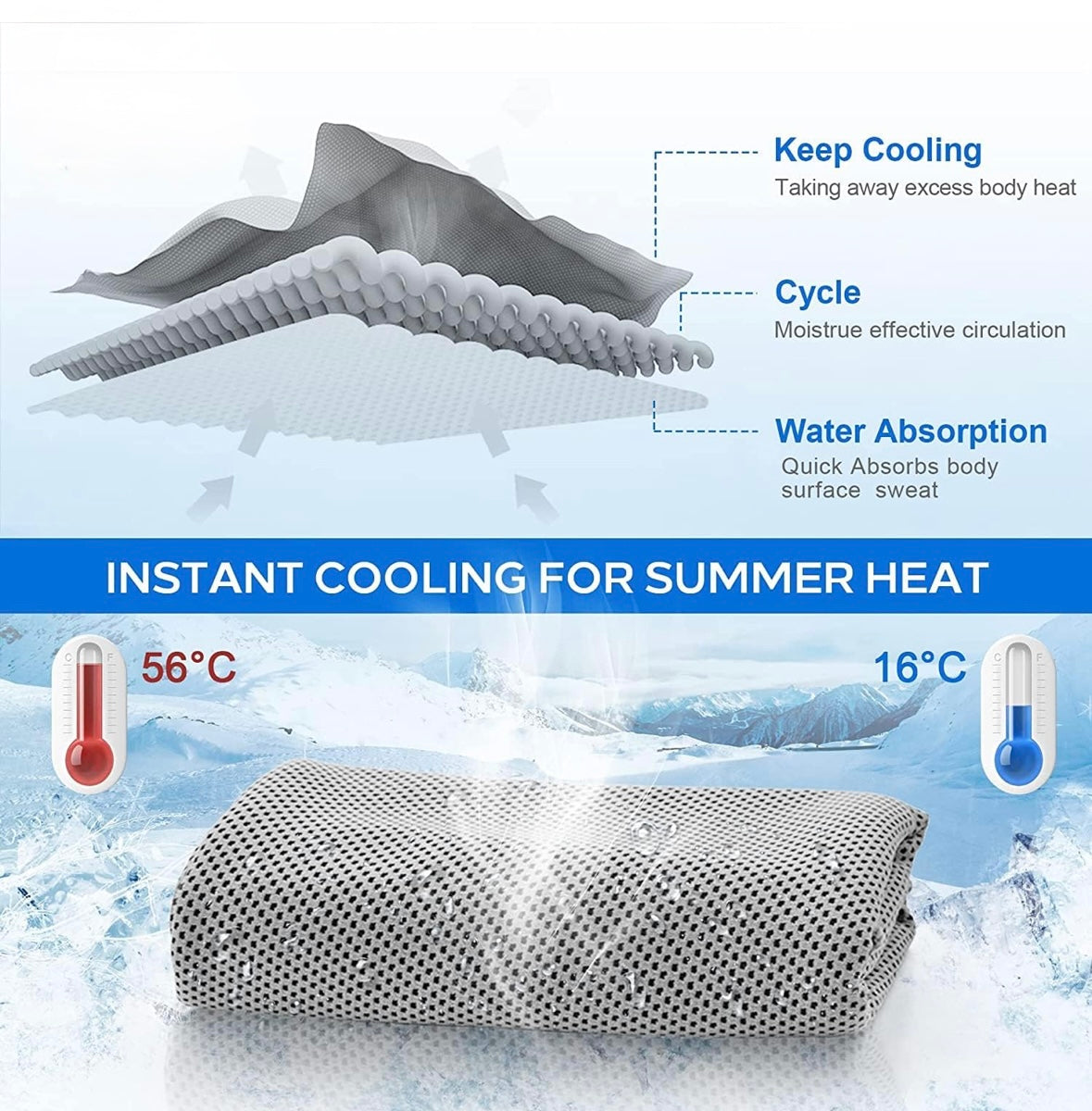 SunBuddy Cooling Towel