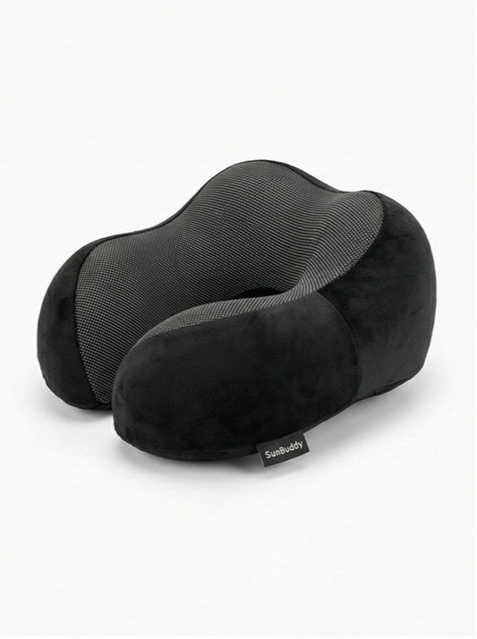 SunBuddy Memory Foam Travel Neck Pillow