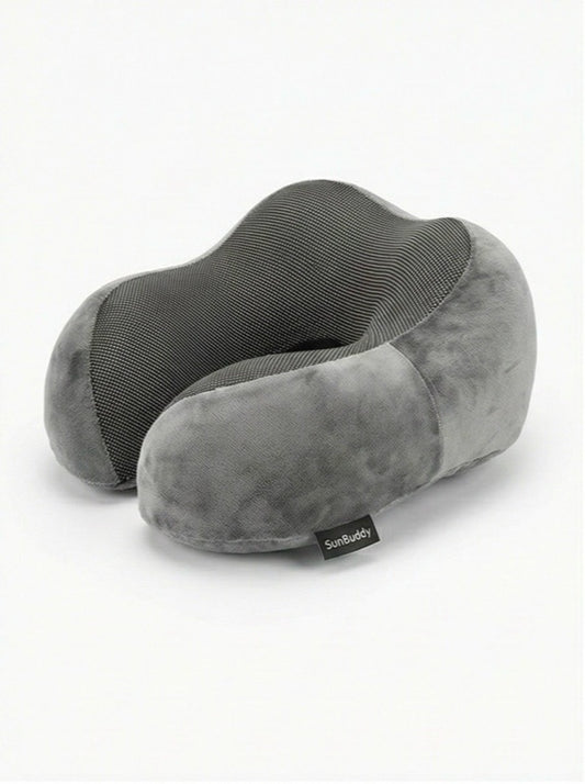 SunBuddy Memory Foam Travel Neck Pillow